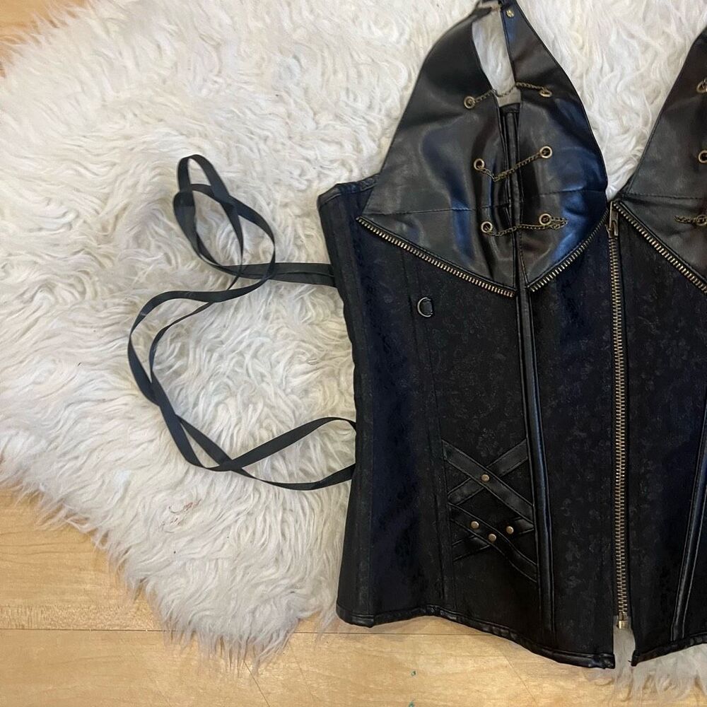 Women’s black corset perfect for halloween costume XL - Picture 5 of 10